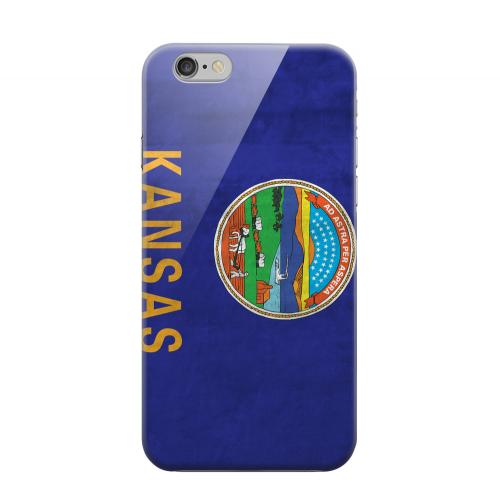 Geeks Designer Line (GDL) Apple iPhone 6 Matte Hard Back Cover - Grunge Kansas Geeks Designer Line (GDL) Apple iPhone 6 Matte Hard Back Cover - Grunge Kansas
