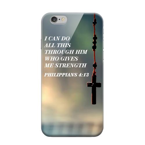 Geeks Designer Line (GDL) Apple iPhone 6 Matte Hard Back Cover - Philippians 4:13