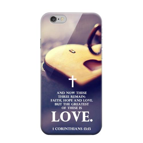 Geeks Designer Line (GDL) Apple iPhone 6 Matte Hard Back Cover - Corinthians 13:13 Geeks Designer Line (GDL) Apple iPhone 6 Matte Hard Back Cover - Corinthians 13:13