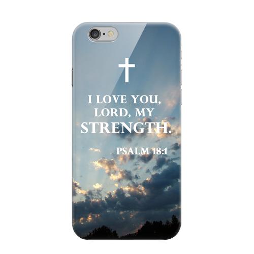 Geeks Designer Line (GDL) Apple iPhone 6 Matte Hard Back Cover - Psalm 18:1