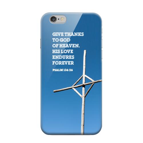 Geeks Designer Line (GDL) Apple iPhone 6 Matte Hard Back Cover - Psalm 136:26 Geeks Designer Line (GDL) Apple iPhone 6 Matte Hard Back Cover - Psalm 136:26