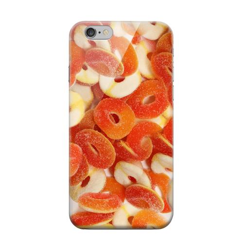 Geeks Designer Line (GDL) Apple iPhone 6 Matte Hard Back Cover - Orange/White Gummy Rings Geeks Designer Line (GDL) Apple iPhone 6 Matte Hard Back Cover - Orange/White Gummy Rings