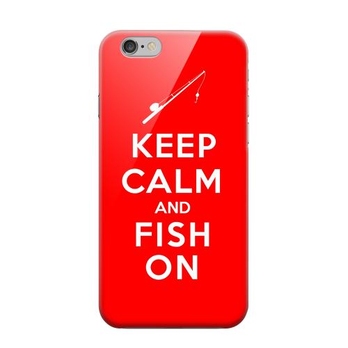 Geeks Designer Line (GDL) Apple iPhone 6 Matte Hard Back Cover - Red Fish On