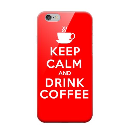 Geeks Designer Line (GDL) Apple iPhone 6 Matte Hard Back Cover - Red Drink Coffee Geeks Designer Line (GDL) Apple iPhone 6 Matte Hard Back Cover - Red Drink Coffee