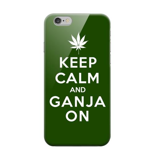 Geeks Designer Line (GDL) Apple iPhone 6 Matte Hard Back Cover - Green Ganja On Geeks Designer Line (GDL) Apple iPhone 6 Matte Hard Back Cover - Green Ganja On