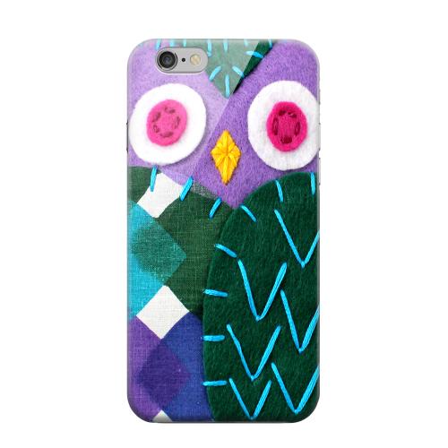 Geeks Designer Line (GDL) Apple iPhone 6 Matte Hard Back Cover - Purple/ Green Owl Geeks Designer Line (GDL) Apple iPhone 6 Matte Hard Back Cover - Purple/ Green Owl