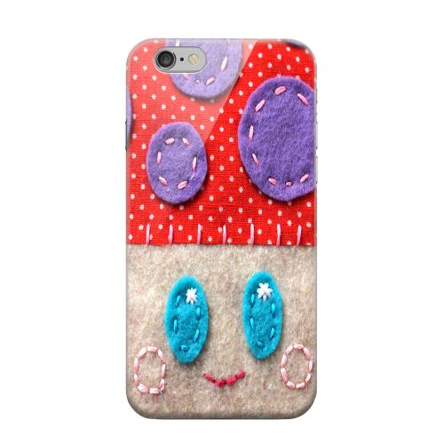 Geeks Designer Line (GDL) Apple iPhone 6 Matte Hard Back Cover - Red/ Purple Mushroom Geeks Designer Line (GDL) Apple iPhone 6 Matte Hard Back Cover - Red/ Purple Mushroom