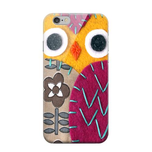 Geeks Designer Line (GDL) Apple iPhone 6 Matte Hard Back Cover - Yellow/ Purple Owl Geeks Designer Line (GDL) Apple iPhone 6 Matte Hard Back Cover - Yellow/ Purple Owl