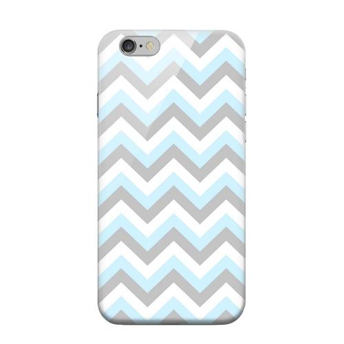 Geeks Designer Line (GDL) Apple iPhone 6 Matte Hard Back Cover - Blue on Gray on White Geeks Designer Line (GDL) Apple iPhone 6 Matte Hard Back Cover - Blue on Gray on White