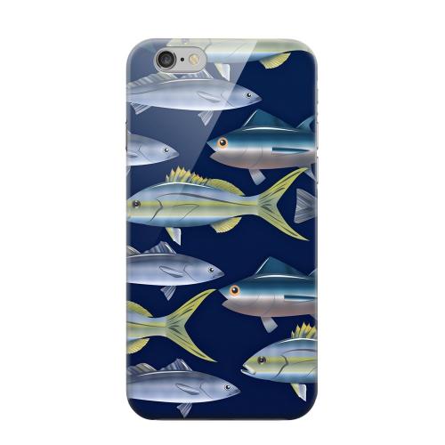 Geeks Designer Line (GDL) Apple iPhone 6 Matte Hard Back Cover - Assorted Fish in the Sea