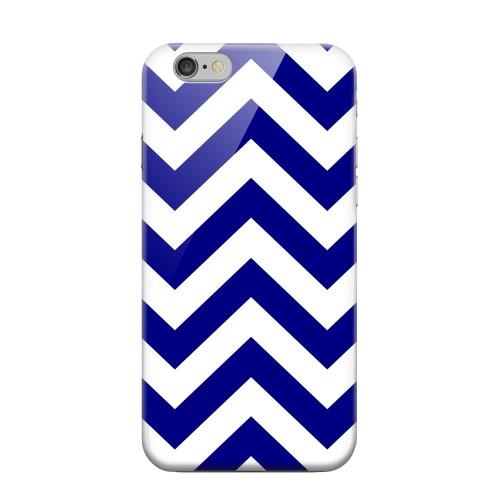 Geeks Designer Line (GDL) Apple iPhone 6 Matte Hard Back Cover - Navy Blue on White