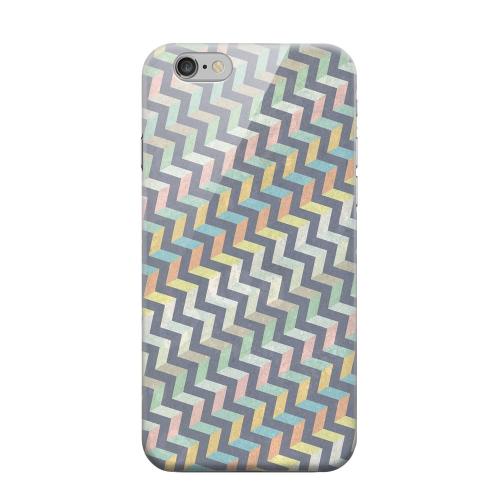 Geeks Designer Line (GDL) Apple iPhone 6 Matte Hard Back Cover - Grungy Pastel Steps