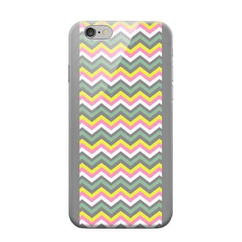 Geeks Designer Line (GDL) Apple iPhone 6 Matte Hard Back Cover - Pink/ Yellow/ Gray/ Green