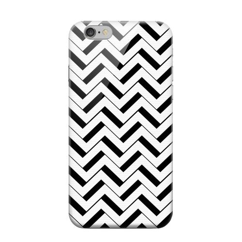 Geeks Designer Line (GDL) Apple iPhone 6 Matte Hard Back Cover - Black/ White 3D