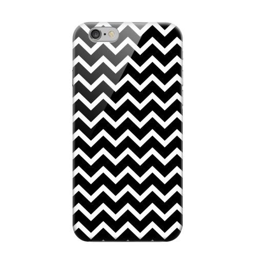 Geeks Designer Line (GDL) Apple iPhone 6 Matte Hard Back Cover - White on Black
