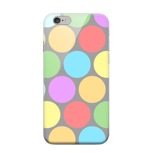 Geeks Designer Line (GDL) Apple iPhone 6 Matte Hard Back Cover - Big & Rainbow on Gray Geeks Designer Line (GDL) Apple iPhone 6 Matte Hard Back Cover - Big & Rainbow on Gray