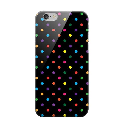 Geeks Designer Line (GDL) Apple iPhone 6 Matte Hard Back Cover - Small & Rainbow on Black Geeks Designer Line (GDL) Apple iPhone 6 Matte Hard Back Cover - Small & Rainbow on Black