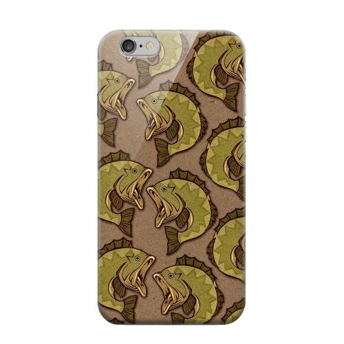 Geeks Designer Line (GDL) Apple iPhone 6 Matte Hard Back Cover - Large Mouth Bass Design
