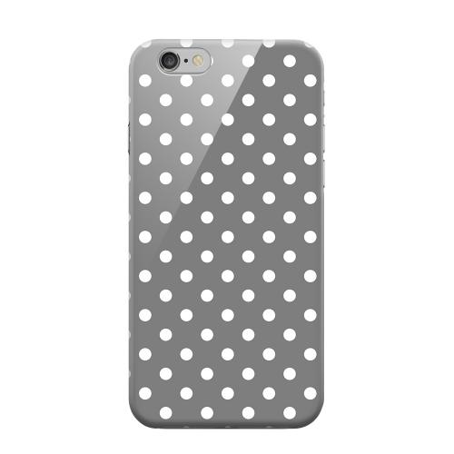 Geeks Designer Line (GDL) Apple iPhone 6 Matte Hard Back Cover - White Dots on Gray Geeks Designer Line (GDL) Apple iPhone 6 Matte Hard Back Cover - White Dots on Gray