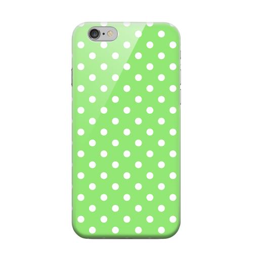 Geeks Designer Line (GDL) Apple iPhone 6 Matte Hard Back Cover - White Dots on Green Geeks Designer Line (GDL) Apple iPhone 6 Matte Hard Back Cover - White Dots on Green