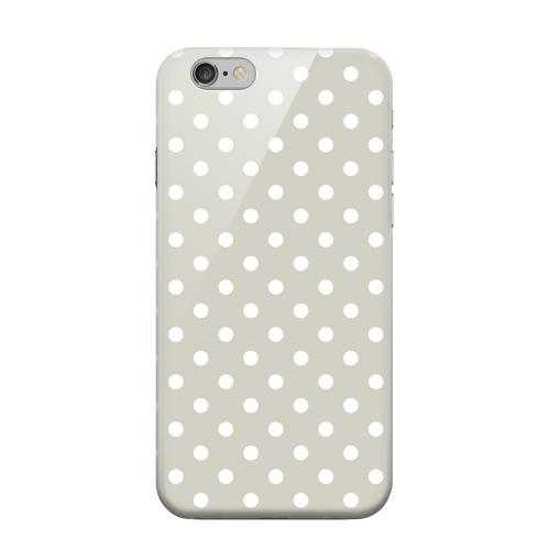 Geeks Designer Line (GDL) Apple iPhone 6 Matte Hard Back Cover - White Dots on Khaki Geeks Designer Line (GDL) Apple iPhone 6 Matte Hard Back Cover - White Dots on Khaki