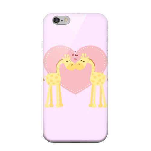 Geeks Designer Line (GDL) Apple iPhone 6 Matte Hard Back Cover - Giraffe Love on Baby Pink Geeks Designer Line (GDL) Apple iPhone 6 Matte Hard Back Cover - Giraffe Love on Baby Pink