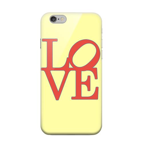 Geeks Designer Line (GDL) Apple iPhone 6 Matte Hard Back Cover - Red Love on Yellow Geeks Designer Line (GDL) Apple iPhone 6 Matte Hard Back Cover - Red Love on Yellow
