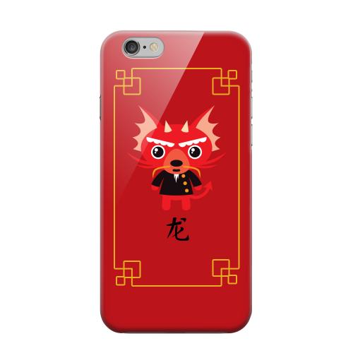 Geeks Designer Line (GDL) Apple iPhone 6 Matte Hard Back Cover - Chibi Dragon