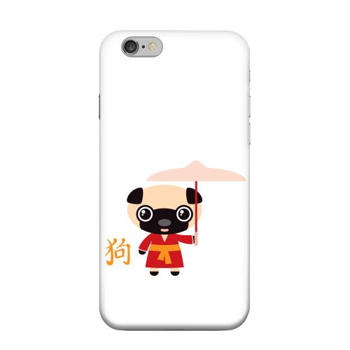 Geeks Designer Line (GDL) Apple iPhone 6 Matte Hard Back Cover - Dog on White