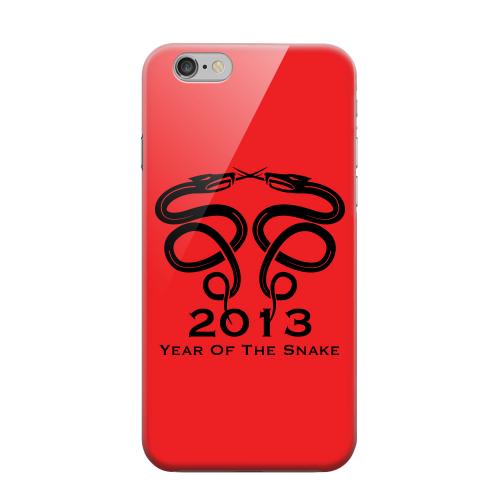 Geeks Designer Line (GDL) Apple iPhone 6 Matte Hard Back Cover - Dual Snake on Red Geeks Designer Line (GDL) Apple iPhone 6 Matte Hard Back Cover - Dual Snake on Red