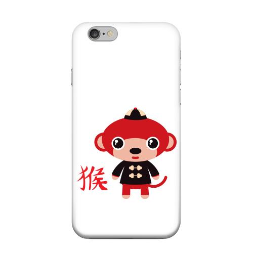 Geeks Designer Line (GDL) Apple iPhone 6 Matte Hard Back Cover - Monkey on White Geeks Designer Line (GDL) Apple iPhone 6 Matte Hard Back Cover - Monkey on White