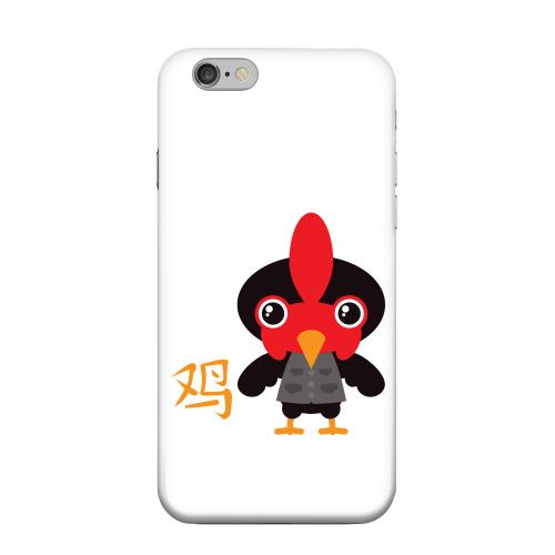 Geeks Designer Line (GDL) Apple iPhone 6 Matte Hard Back Cover - Rooster on White Geeks Designer Line (GDL) Apple iPhone 6 Matte Hard Back Cover - Rooster on White