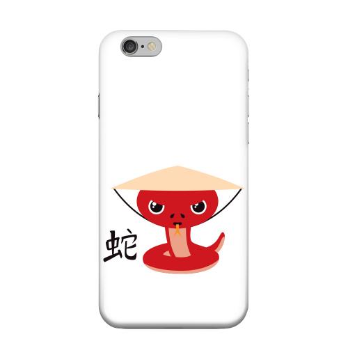Geeks Designer Line (GDL) Apple iPhone 6 Matte Hard Back Cover - Snake on White Geeks Designer Line (GDL) Apple iPhone 6 Matte Hard Back Cover - Snake on White