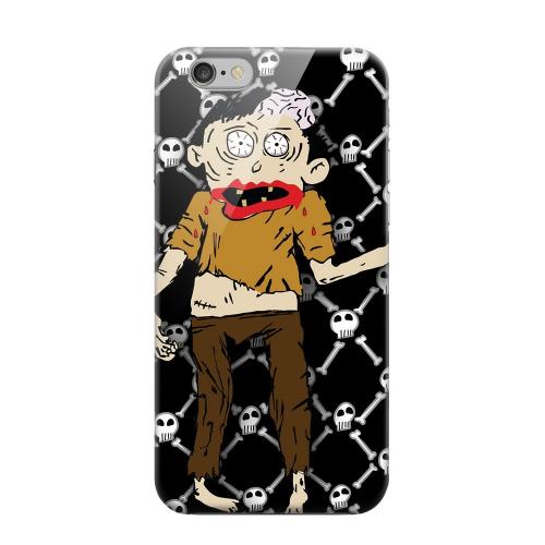 Geeks Designer Line (GDL) Apple iPhone 6 Matte Hard Back Cover - Zombie w/Skull & Crossbones