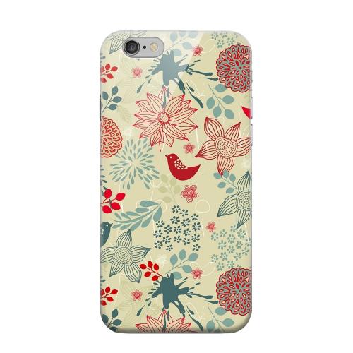 Geeks Designer Line (GDL) Apple iPhone 6 Matte Hard Back Cover - Lovebird Floral Splatter Geeks Designer Line (GDL) Apple iPhone 6 Matte Hard Back Cover - Lovebird Floral Splatter