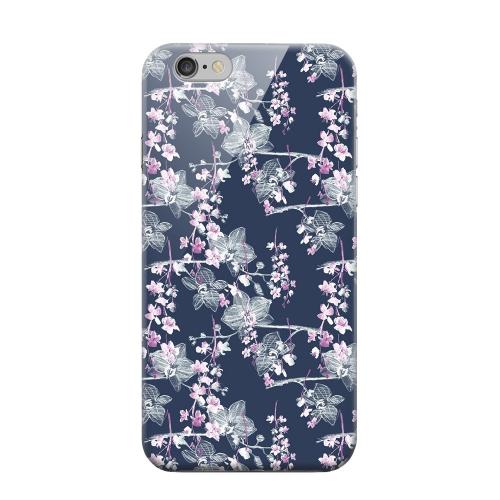 Geeks Designer Line (GDL) Apple iPhone 6 Matte Hard Back Cover - Pink/ White Floral on Blue Geeks Designer Line (GDL) Apple iPhone 6 Matte Hard Back Cover - Pink/ White Floral on Blue