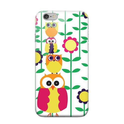 Geeks Designer Line (GDL) Apple iPhone 6 Matte Hard Back Cover - Colorful Owl Tower