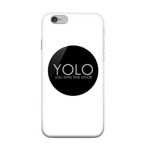 Geeks Designer Line (GDL) Apple iPhone 6 Matte Hard Back Cover - YOLO Circle