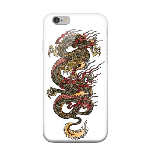 Geeks Designer Line (GDL) Apple iPhone 6 Matte Hard Back Cover - Dragon on White Geeks Designer Line (GDL) Apple iPhone 6 Matte Hard Back Cover - Dragon on White