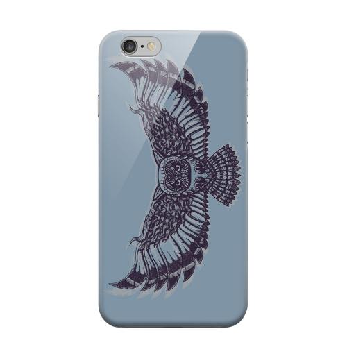 Geeks Designer Line (GDL) Apple iPhone 6 Matte Hard Back Cover - Flying Owl Blue/ Gray Geeks Designer Line (GDL) Apple iPhone 6 Matte Hard Back Cover - Flying Owl Blue/ Gray