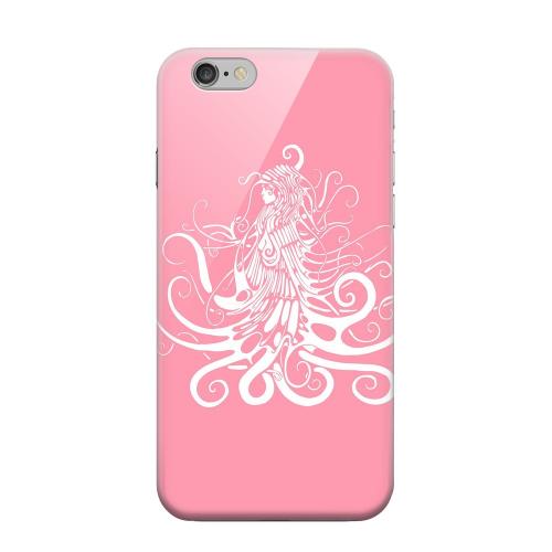 Geeks Designer Line (GDL) Apple iPhone 6 Matte Hard Back Cover - White Medusa on Pink Geeks Designer Line (GDL) Apple iPhone 6 Matte Hard Back Cover - White Medusa on Pink