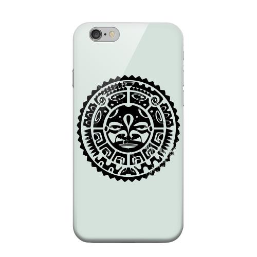 Geeks Designer Line (GDL) Apple iPhone 6 Matte Hard Back Cover - Polynesian Face on Gray Geeks Designer Line (GDL) Apple iPhone 6 Matte Hard Back Cover - Polynesian Face on Gray
