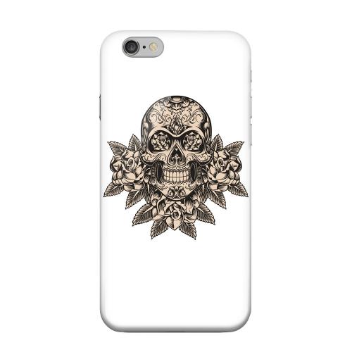 Geeks Designer Line (GDL) Apple iPhone 6 Matte Hard Back Cover - Skull Roses