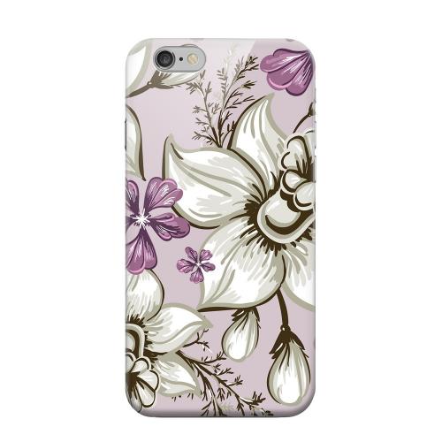 Geeks Designer Line (GDL) Apple iPhone 6 Matte Hard Back Cover - White and Violet Orchids Geeks Designer Line (GDL) Apple iPhone 6 Matte Hard Back Cover - White and Violet Orchids