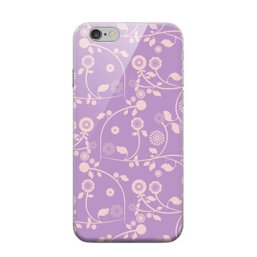 Geeks Designer Line (GDL) Apple iPhone 6 Matte Hard Back Cover - Floral 2 African Violet