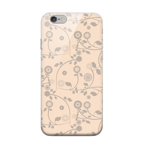Geeks Designer Line (GDL) Apple iPhone 6 Matte Hard Back Cover - Floral 2 Linen