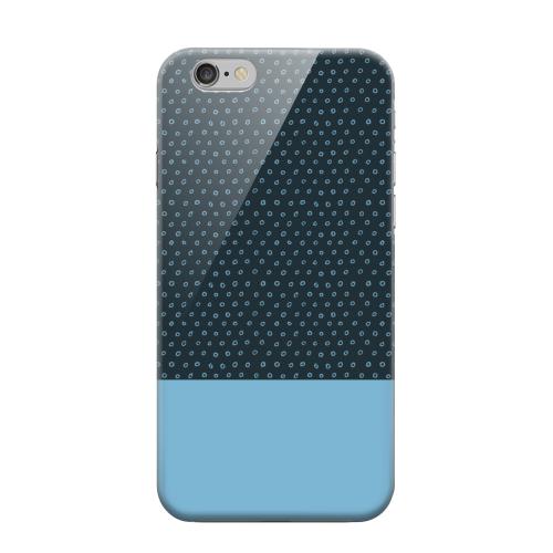 Geeks Designer Line (GDL) Apple iPhone 6 Matte Hard Back Cover - Little Circle Dots Dusk Blue