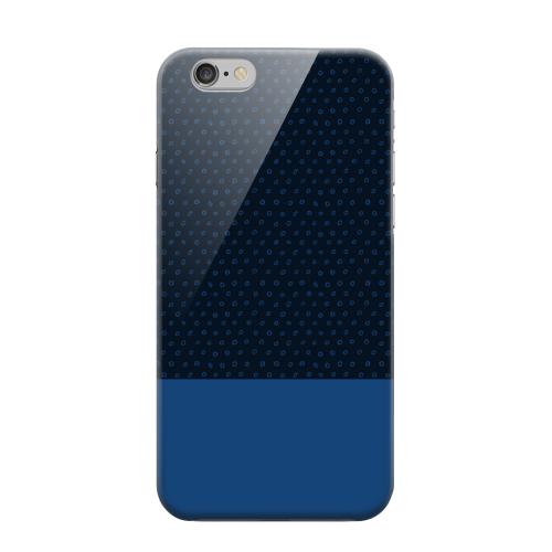 Geeks Designer Line (GDL) Apple iPhone 6 Matte Hard Back Cover - Little Circle Dots Monaco Blue