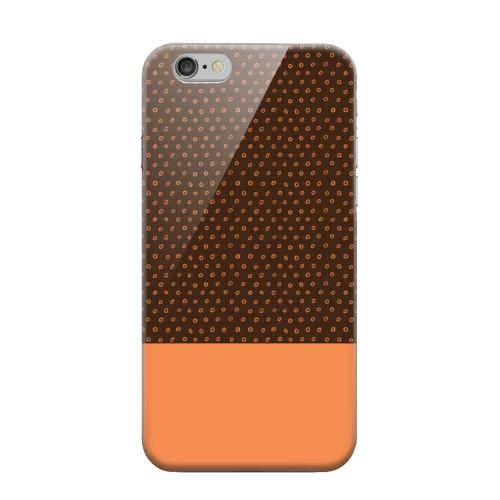 Geeks Designer Line (GDL) Apple iPhone 6 Matte Hard Back Cover - Little Circle Dots Nectarine