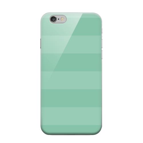 Geeks Designer Line (GDL) Apple iPhone 6 Matte Hard Back Cover - Stripes Grayed Jade